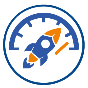 Fast-fail strategy icon